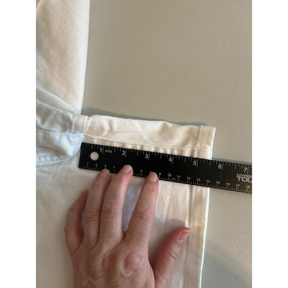 Women Pilcro and the Letterpress Slim Boyfriend Sz 28 Jean Shorts With Distressi - Picture 8 of 9